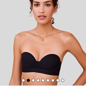 NWT Pepper MVP Multiway Strapless Bra, 38A, Black